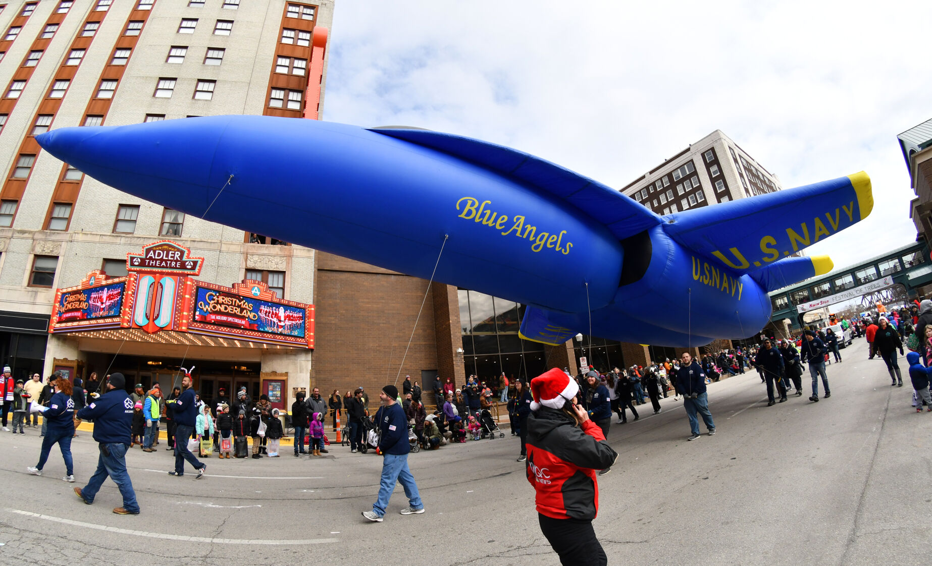 The 27th annual Holiday Parade in downtown Davenport.